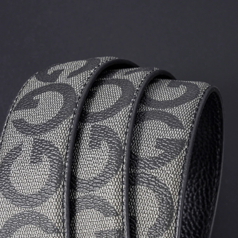 High Quality 3.4cm Leather Men Belt 2
