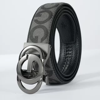 High Quality 3.4cm Leather Men Belt
