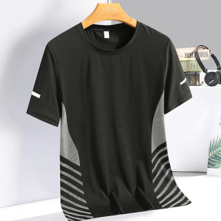 Dry Short Sleeve Breathable Fitness Sports T-shirt