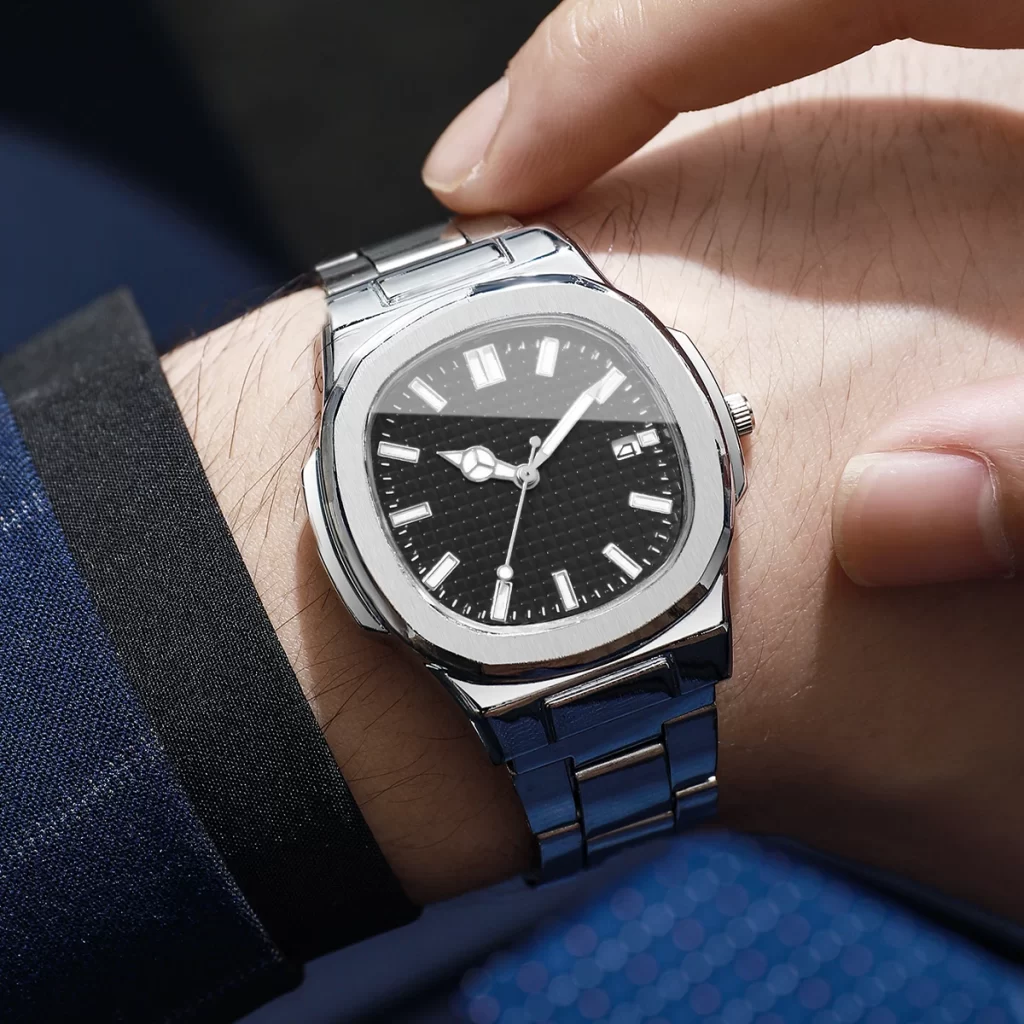 Calendar Quartz Watch for Mens(Without Box) 2