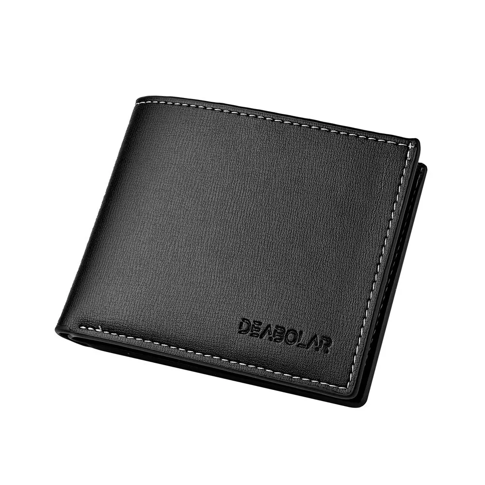 Pu Leather Men Short Wallet 2