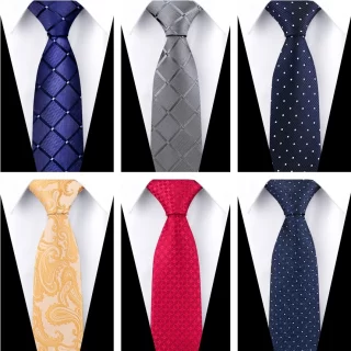 6 PCS Classic High Quality Tie For Men