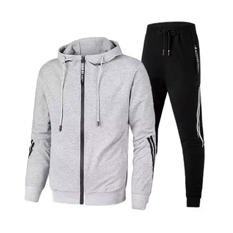 Men\'s Tracksuit/ Set Hoodies, Joggers, Long Sleeve High Quality Sports Suit 2