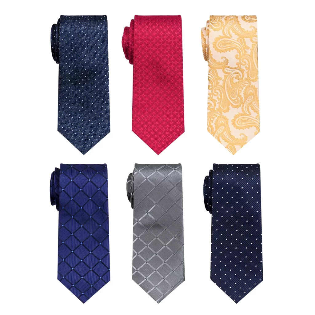 6 PCS Classic High Quality Tie For Men 2
