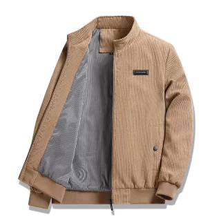 Men\'s Autumn Jacket Casual Corduroy Cotton-Padded Jacket